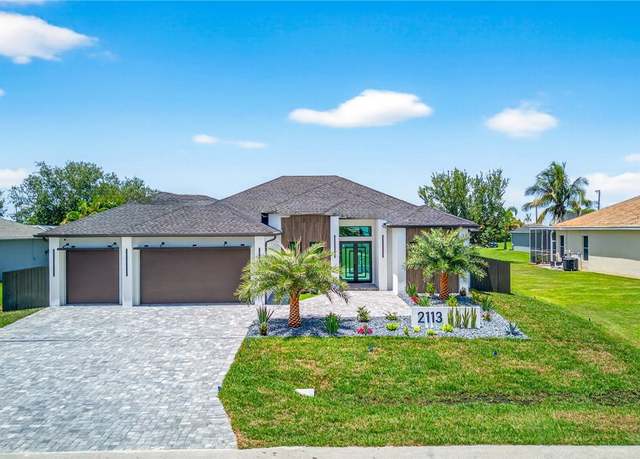 Property at 2113 SW 15th St, Cape Coral, FL 33991, 4 beds, 3 baths