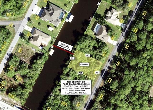 Property at 1030 Beekman Cir, Port Charlotte, FL 33953