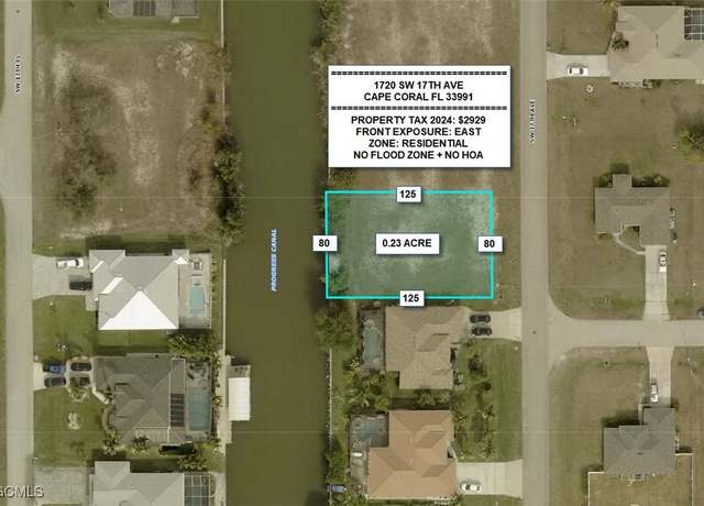 Property at 1720 SW 17th Ave, Cape Coral, FL 33991