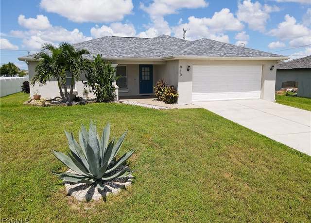 Property at 910 NE 13th Pl, Cape Coral, FL 33909, 3 beds, 2 baths