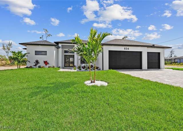 Property at 834 SW 31st Ter, Cape Coral, FL 33914, 4 beds, 3 baths