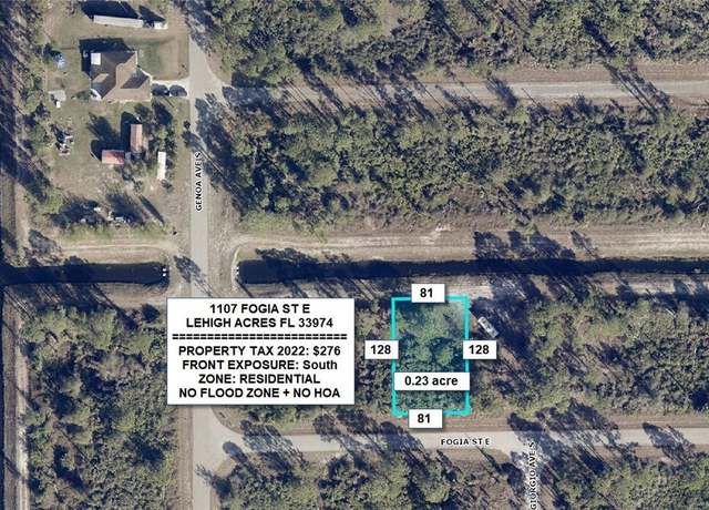 Property at 1107 Fogia St E, Lehigh Acres, FL 33974