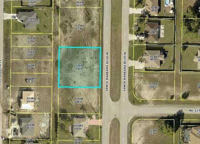 Property at 1204 Santa Barbara Blvd N, Cape Coral, FL 33993