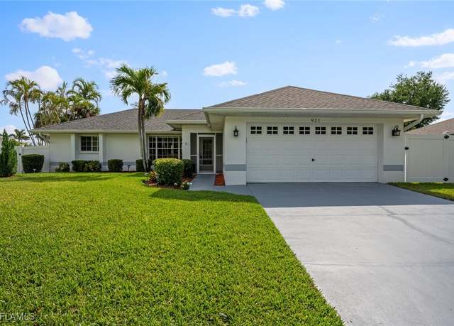 Property at 921 SW 6th Pl, Cape Coral, FL 33991, 3 beds, 2 baths