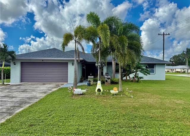 Property at 2400 E 3rd St, Lehigh Acres, FL 33936, 2 beds, 2 baths