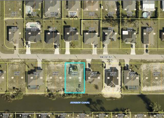 Property at 1032 SW 1st St, Cape Coral, FL 33991