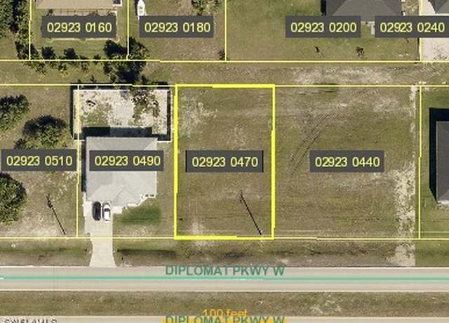 Property at 1217 Diplomat Pkwy W, Cape Coral, FL 33993