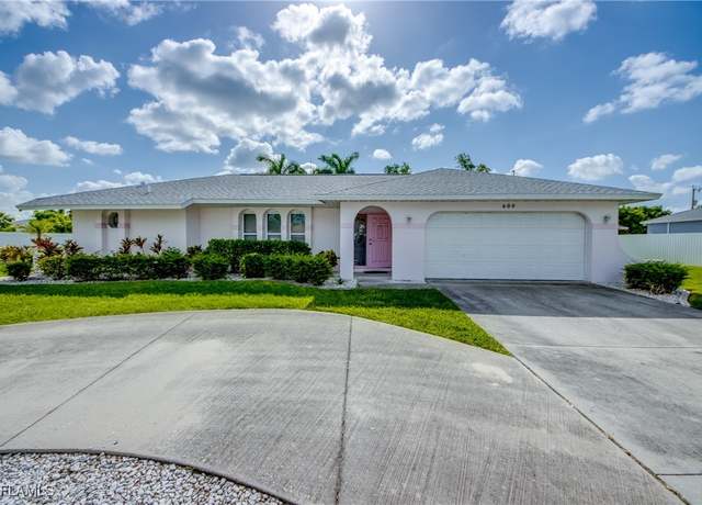 Property at 609 Santa Barbara Blvd, Cape Coral, FL 33991, 3 beds, 2 baths