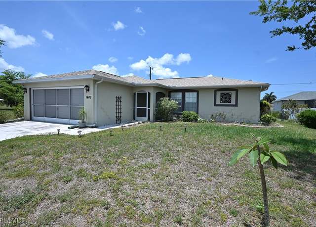 Property at 1406 NW 9th Pl, Cape Coral, FL 33993, 3 beds, 2 baths
