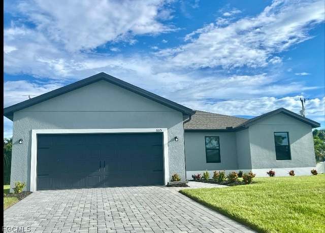 Property at 605 SW 21st Ter, Cape Coral, FL 33991, 3 beds, 2 baths