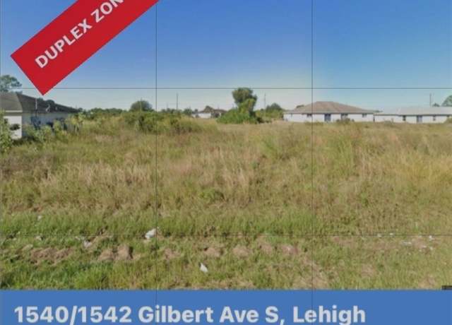 Property at 1540/1542 Gilbert Ave S, Lehigh Acres, FL 33973