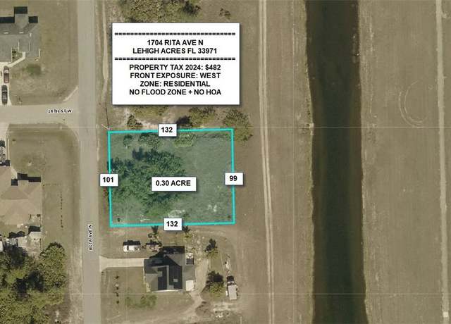 Property at 1704 Rita Ave N, Lehigh Acres, FL 33971