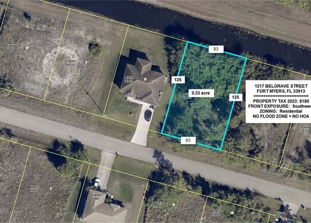 Property at 1217 Belgrave St, Fort Myers, FL 33913