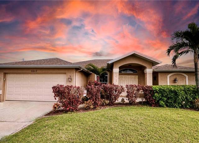 Property at 1017 NW 33rd Pl, Cape Coral, FL 33993, 4 beds, 2 baths