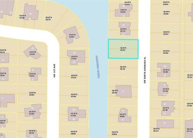 Property at 1222 SW Santa Barbara Pl, Cape Coral, FL 33991
