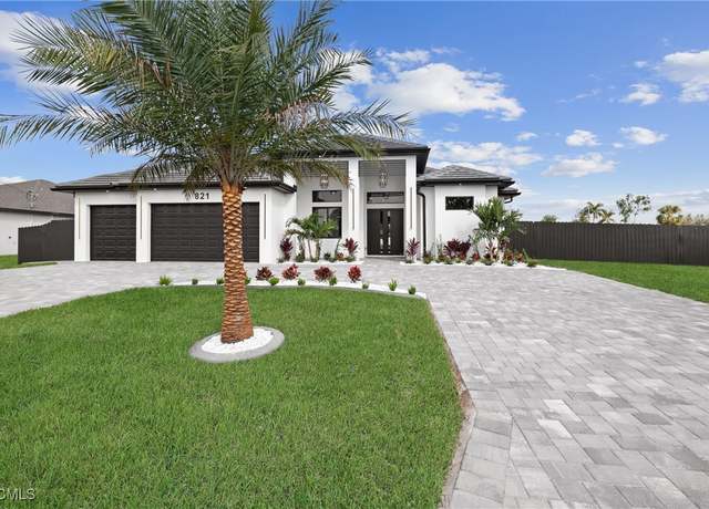 Property at 821 SW 11th Ct, Cape Coral, FL 33991, 4 beds, 4 baths