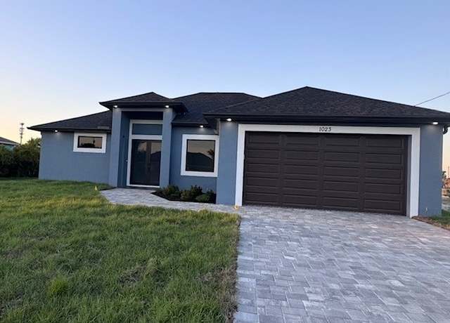 Property at 1023 NE 2nd Ter, Cape Coral, FL 33909, 3 beds, 2 baths