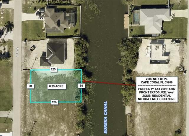 Property at 2209 NE 5th Pl, Cape Coral, FL 33909