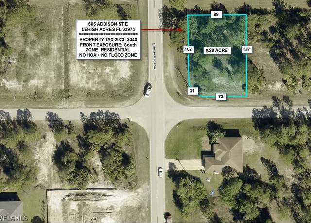 Property at 605 Addison St E, Lehigh Acres, FL 33974