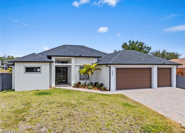 Property at 2447 NW 21st Ter, Cape Coral, FL 33993, 4 beds, 2 baths
