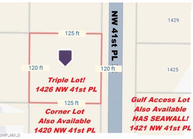 Property at 1426 NW 41st Pl, Cape Coral, FL 33993