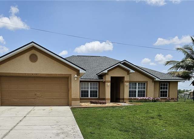 Property at 4109 NE 21st Pl, Cape Coral, FL 33909, 4 beds, 2 baths