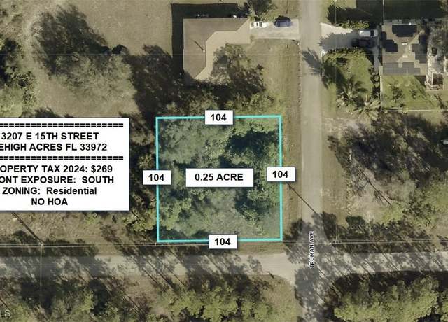 Property at 3207 E 15th St, Lehigh Acres, FL 33972
