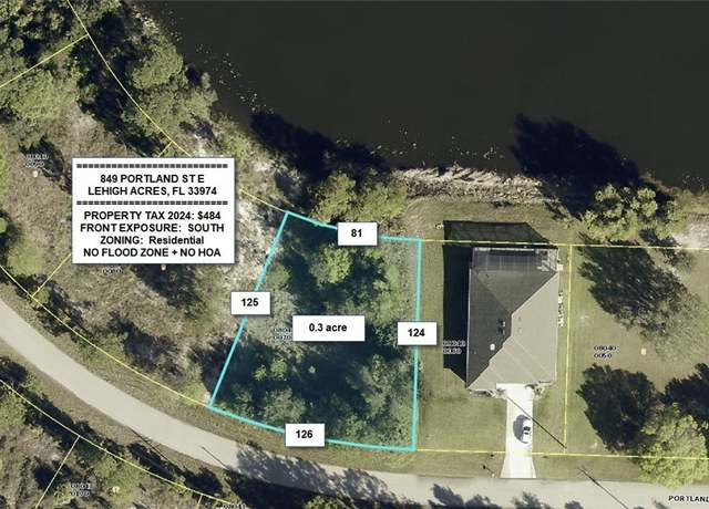 Property at 849 Portland St E, Lehigh Acres, FL 33974