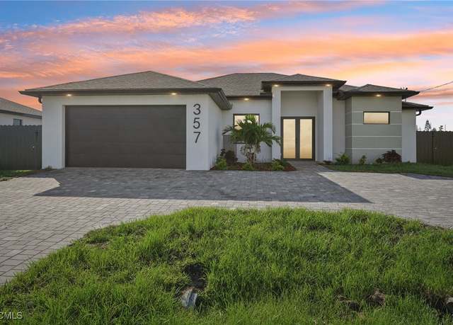 Property at 357 El Dorado Blvd S, Cape Coral, FL 33991, 4 beds, 2 baths