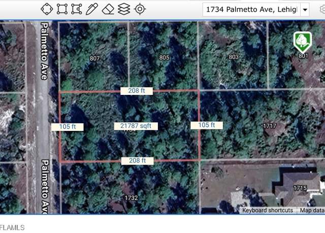 Property at 1734 Palmetto Ave, Lehigh Acres, FL 33972