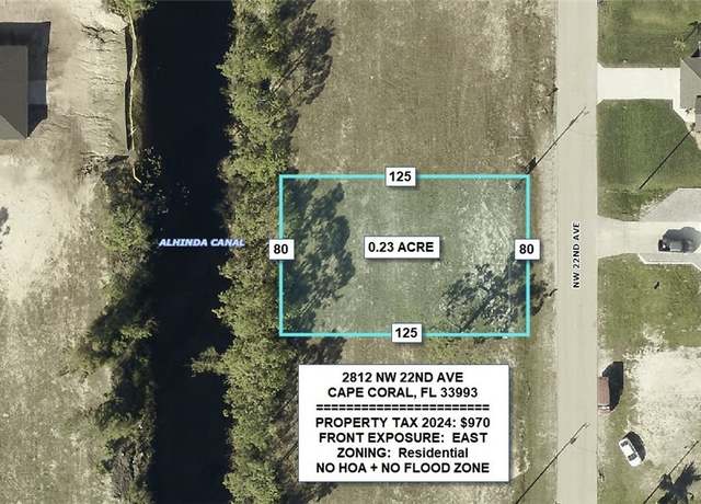 Property at 2812 NW 22nd Ave, Cape Coral, FL 33993