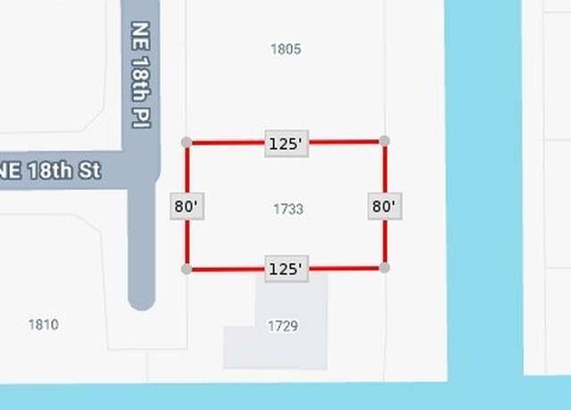 Property at 1733 NE 18th Pl, Cape Coral, FL 33909