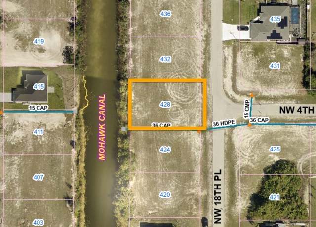 Property at 428 NW 18th Pl, Cape Coral, FL 33993