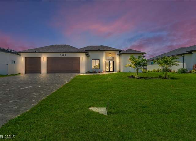 Property at 1405 SW 28th Ter, Cape Coral, FL 33914, 4 beds, 3 baths