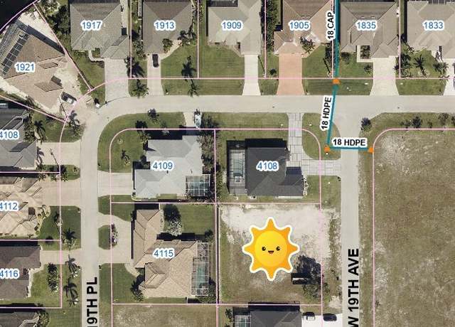 Property at 4114 SW 19th Ave, Cape Coral, FL 33914