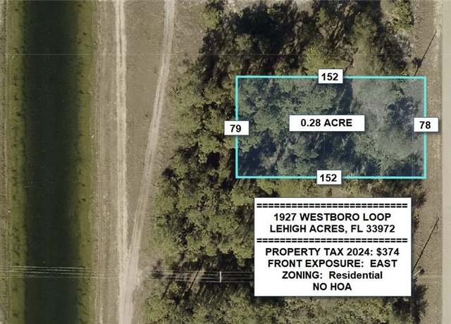 Property at 1927 Westboro Loop, Lehigh Acres, FL 33972
