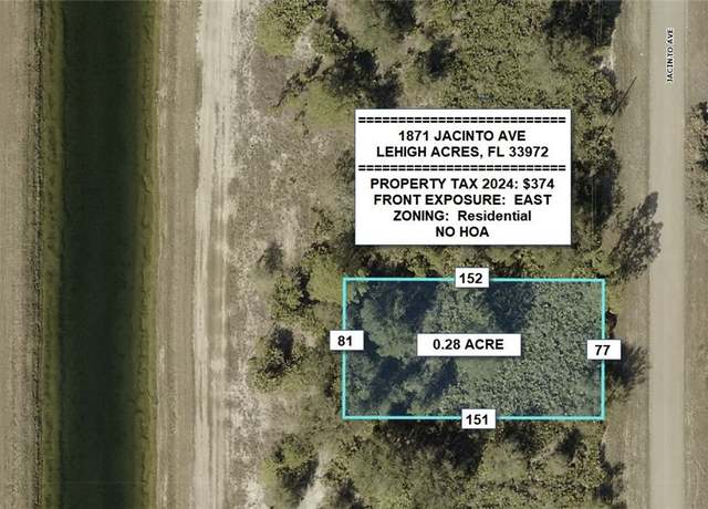Property at 1871 Jacinto Ave, Lehigh Acres, FL 33972