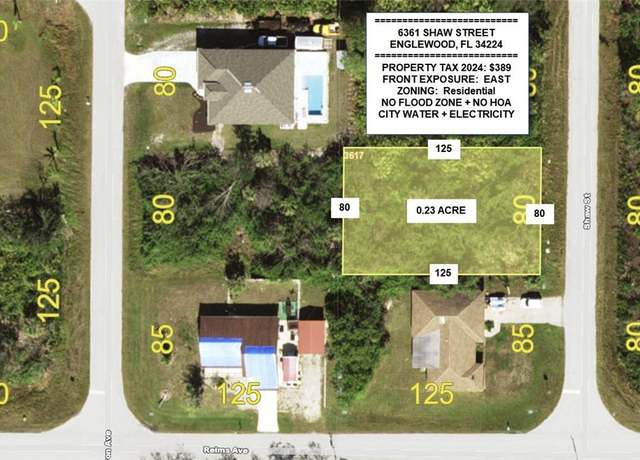 Property at 6361 Shaw St, Englewood, FL 34224