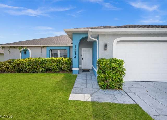 Property at 1214 SW Santa Barbara Pl, Cape Coral, FL 33991, 4 beds, 2 baths