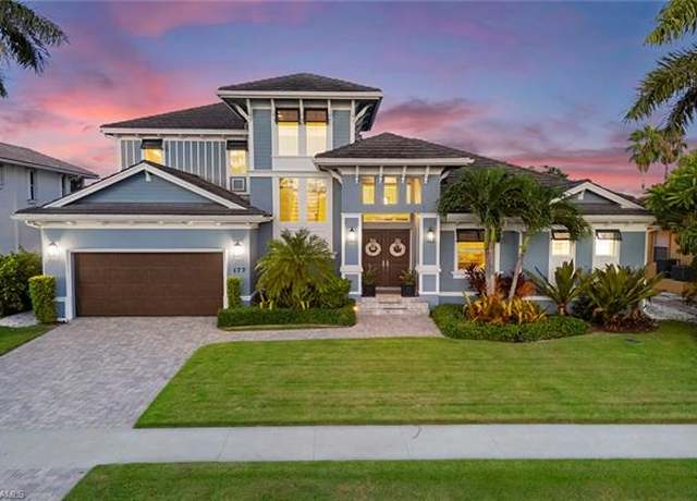 Property at 177 Geranium Ct, Marco Island, FL 34145, 4 beds, 4 baths