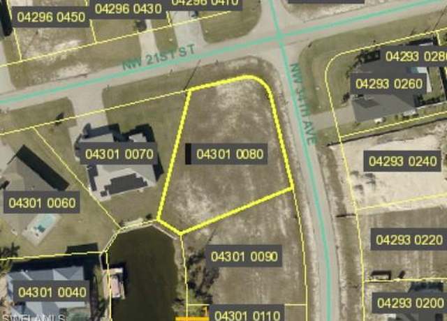 Property at 3400 NW 21st St, Cape Coral, FL 33993