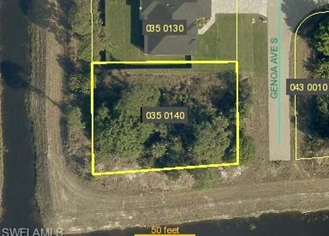 Property at 854 Genoa Ave S, Lehigh Acres, FL 33974