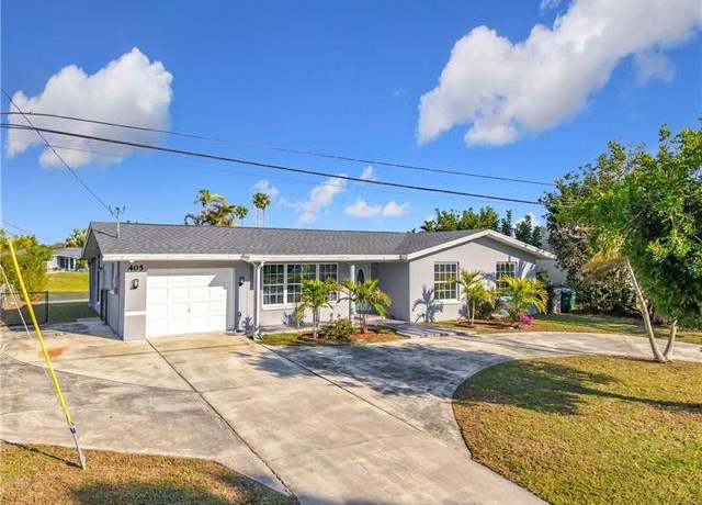 Property at 405 NE 11th Pl, Cape Coral, FL 33909, 3 beds, 2 baths