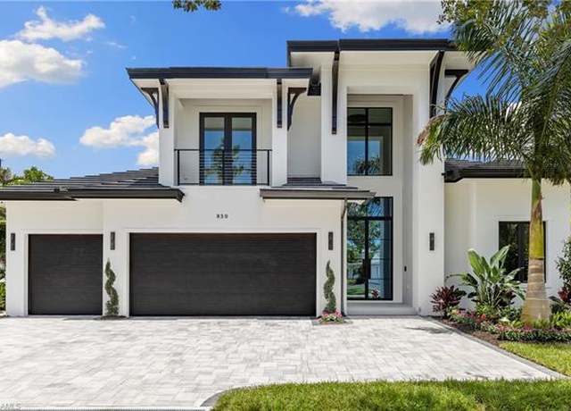 Property at 850 10th St N, Naples, FL 34102, 5 beds, 5.5 baths