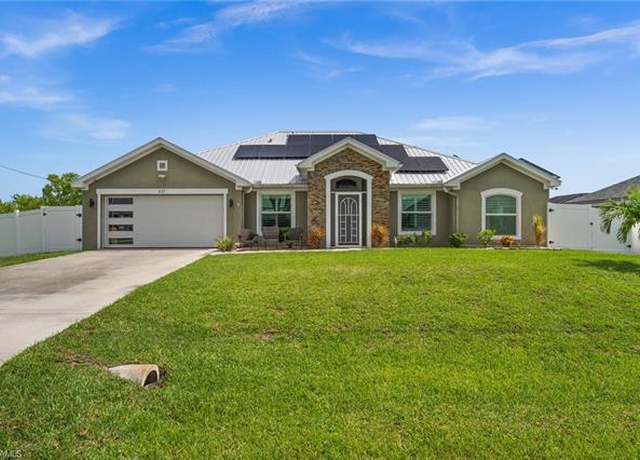 Property at 627 NE 7th Ter, Cape Coral, FL 33909, 4 beds, 2 baths