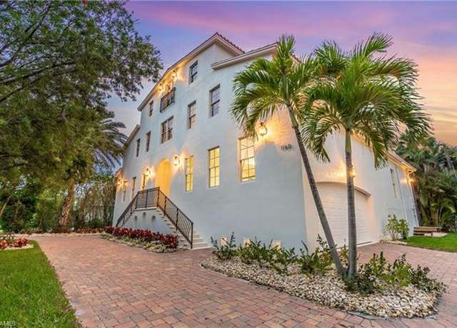 Property at 1160 8th St S, Naples, FL 34102, 6 beds, 4.5 baths