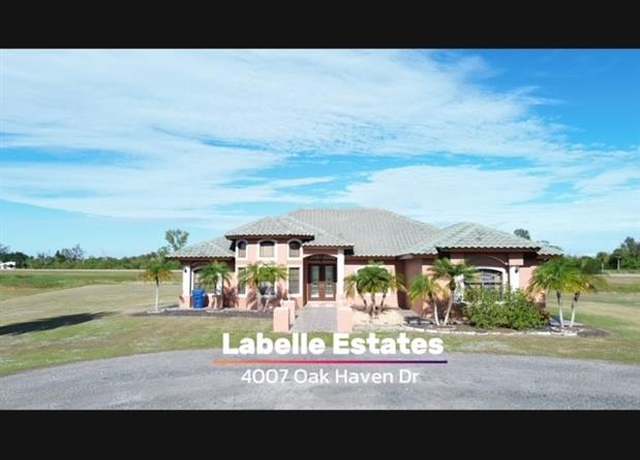 Property at 4007 Oak Haven Dr, Labelle, fl 33935, 4 beds, 3 baths