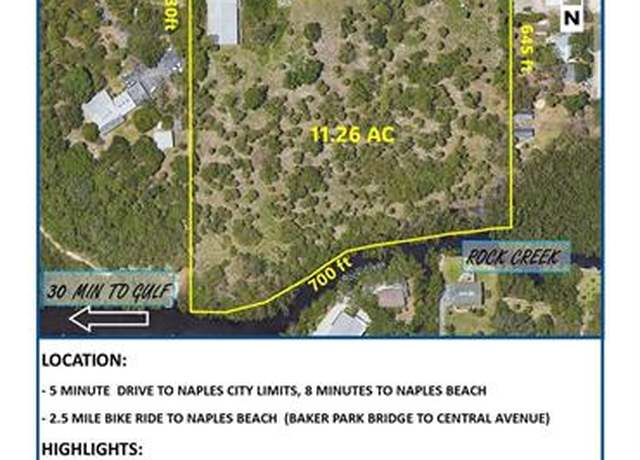 Property at 2250 North Rd, Naples, FL 34104