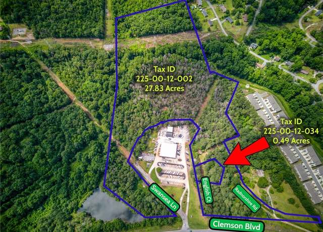 Property at 28.32 Acres Clemson Blvd Unit With Sewer, Seneca, SC 29678