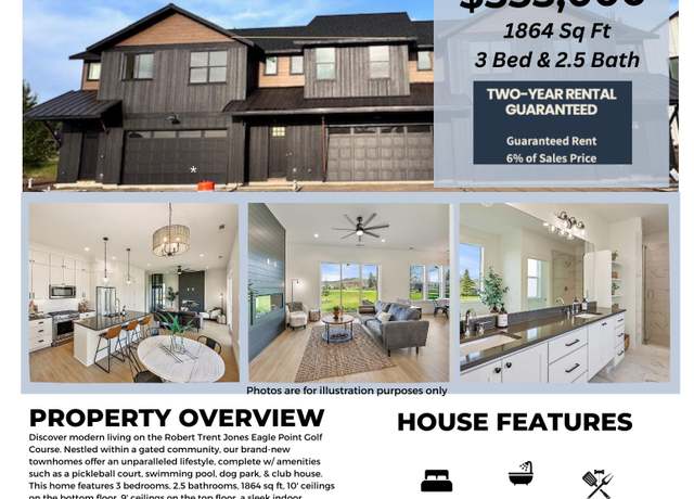 Property at 111 Golf View Dr, Eagle Point, OR 97524, 3 beds, 2.5 baths